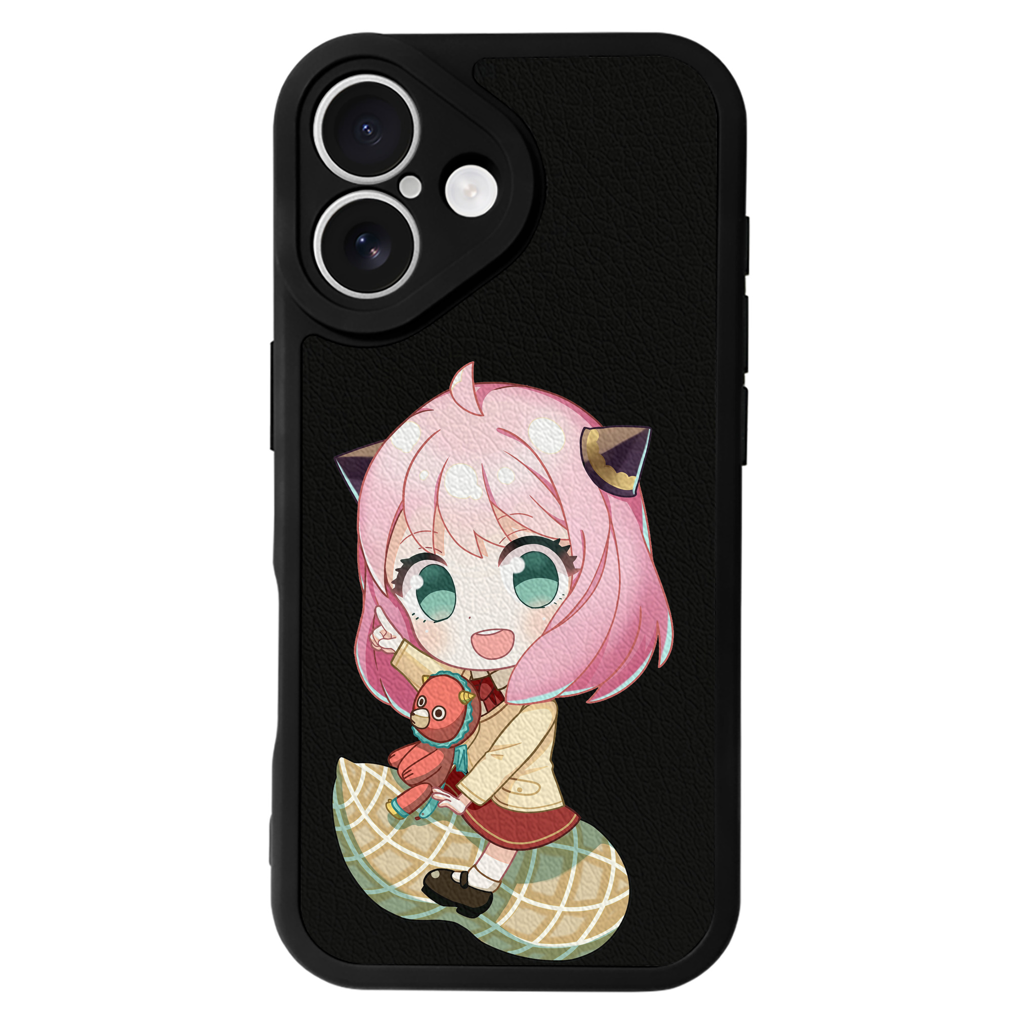 （画像用） SPY×FAMILY间谍家家酒 【iPhone 16シリーズ対応】シリコンスマホケース（レザー調） 材質：シリコン